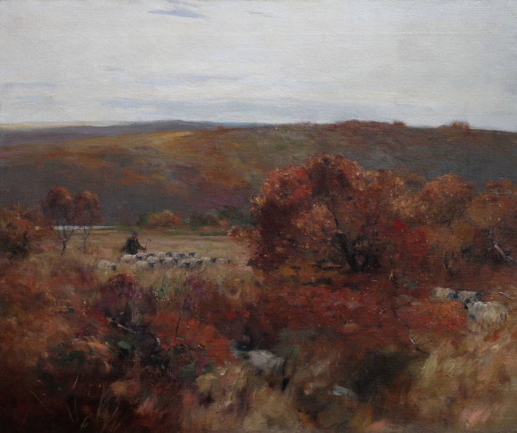 Pastoral Landscape by David Fulton Richard Taylor Fine Art