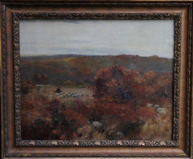 Scottish Impressionist Pastoral Landscape by David Fulton at Richard Taylor Fine Art