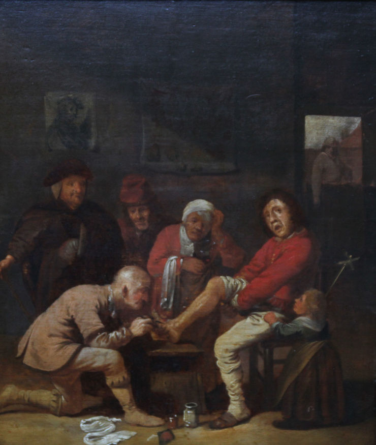 Dutch Old Master  of Surgeon by David Teniers the Younger Richard Taylor Fine Art