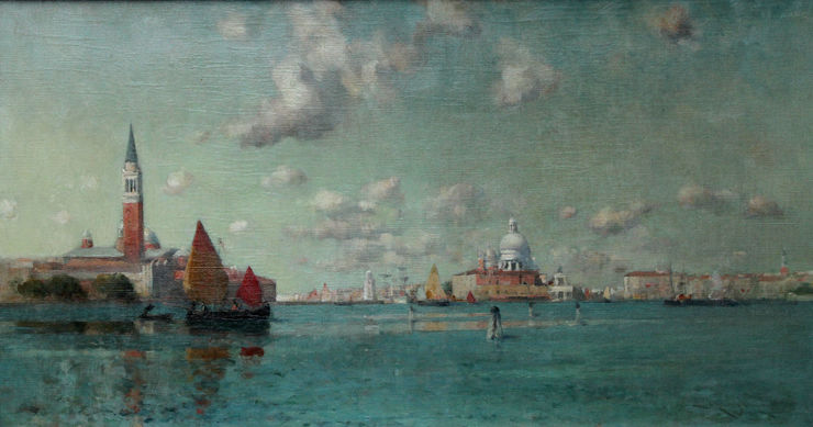 Edward Aubrey Hunt - Victorian Venice - Richard Taylor Fine Art
