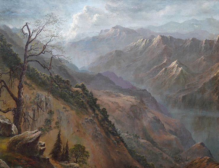 British Victorian Indian Landscape  by Edward Joseph Molyneux Richard Taylor Fine Art
