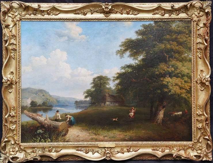 British River Landscape by Edward Williams at Richard Taylor Fine Art