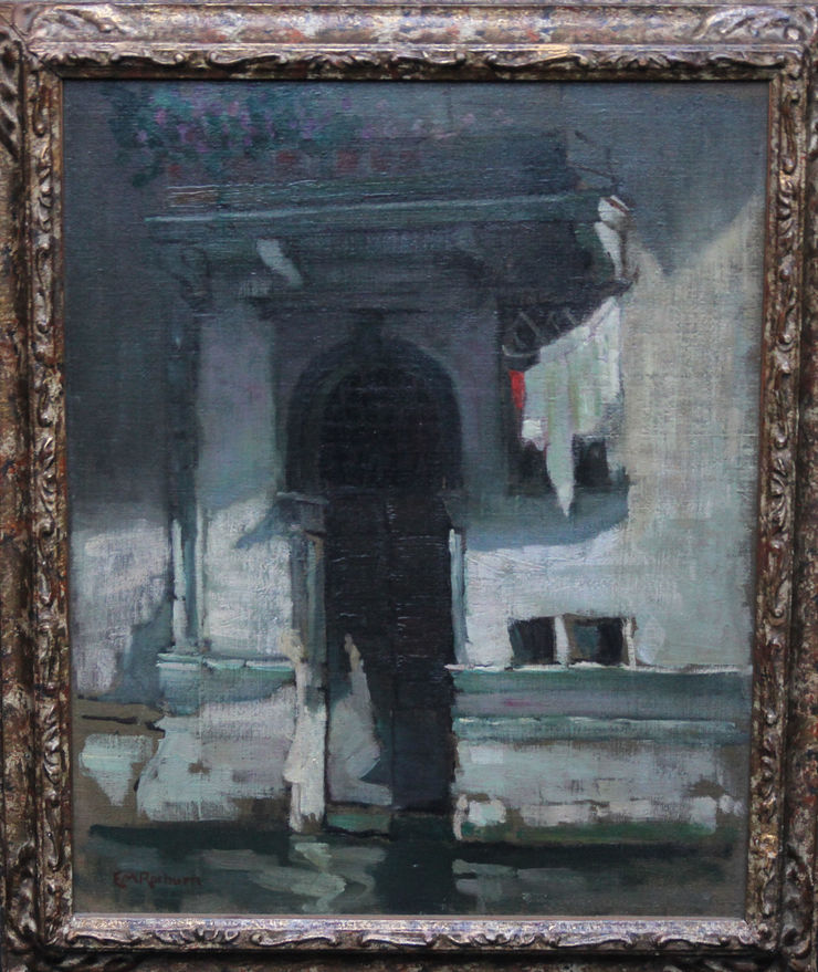 Venetian Palace Doorway by Scottish Ethel Maud Raeburn at Richard Taylor Fine Art