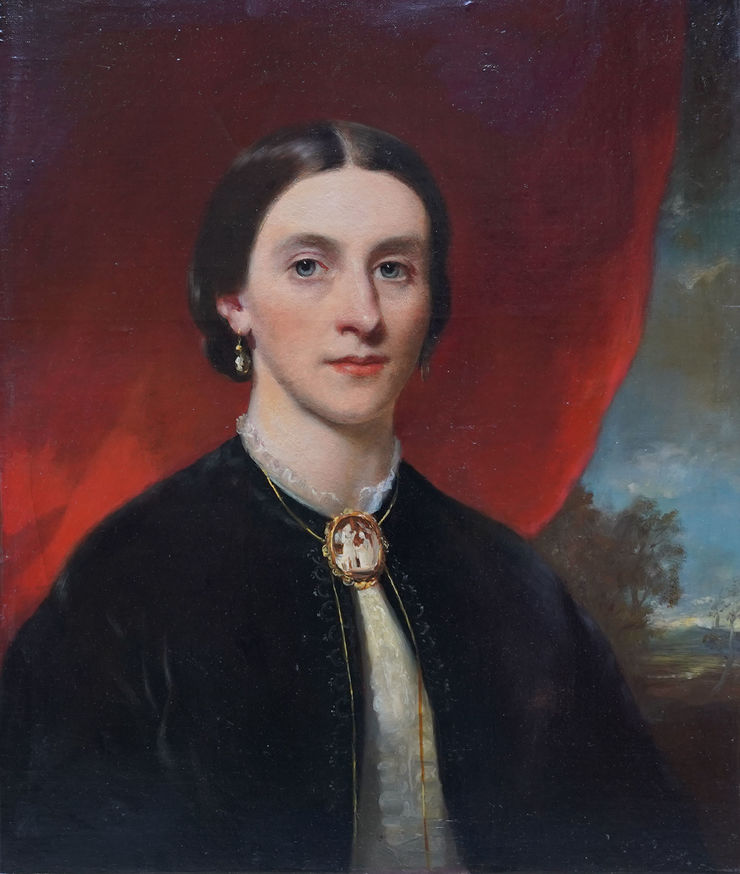 British Victorian Portrait of a Lady by Francis Grant Richard Taylor Fine Art