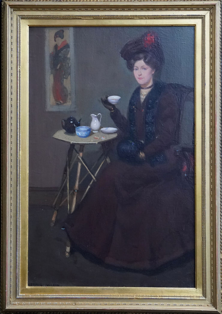 Francis Wilson - Taking Tea - Richard Taylor Fine Art