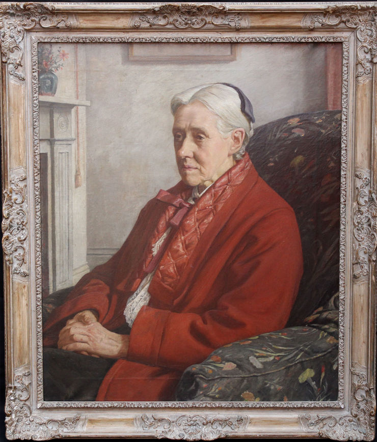 Feminist Artist Susan Isabel Dacre Portrait by Francis Dodd at Richard Taylor Fine Art