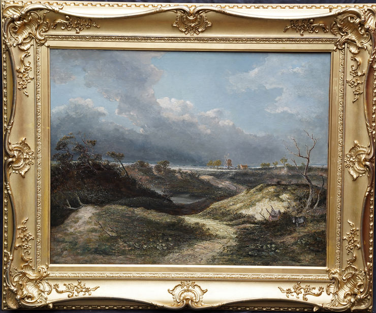 British Constablesque Landscape by Frederick Waters Watts at Richard Taylor Fine Art