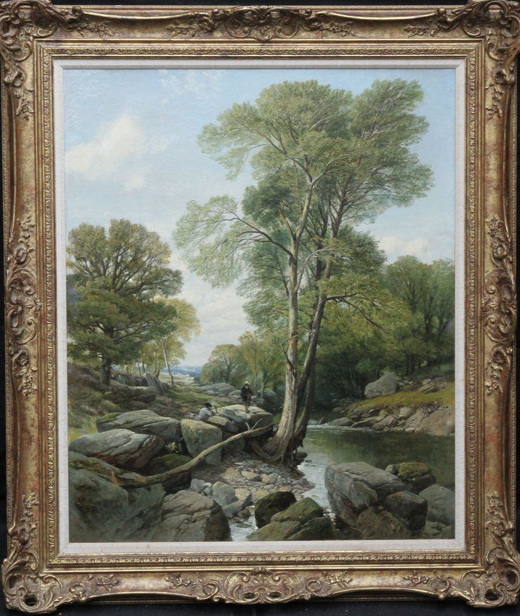 Frederick William Hulme -  Victorian Fishermen - British Landscape - Richard Taylor Fine Art