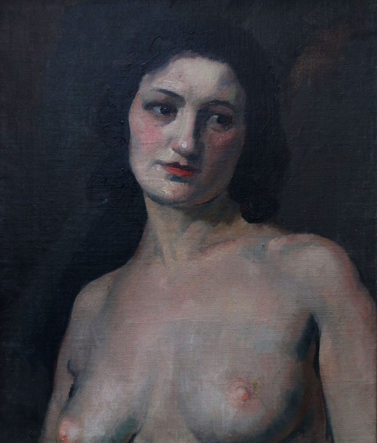 French Post Impressionist 20's Portrait Richard Taylor Fine Art