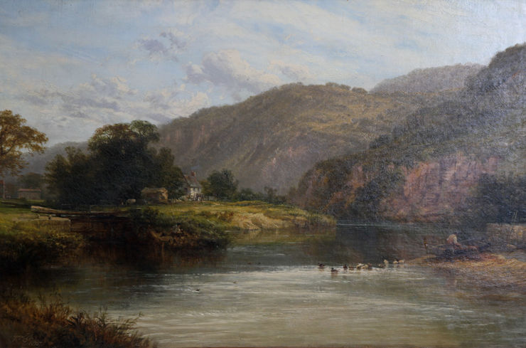 Victorian British Landscape Art by George Cole Richard Taylor Fine Art