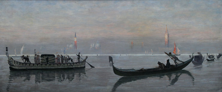 george sherwood hunter - venice -richard taylor fine art