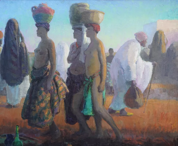 Post Impressionist 1925 African Women by Gerald Spencer Pryse Richard Taylor Fine Art