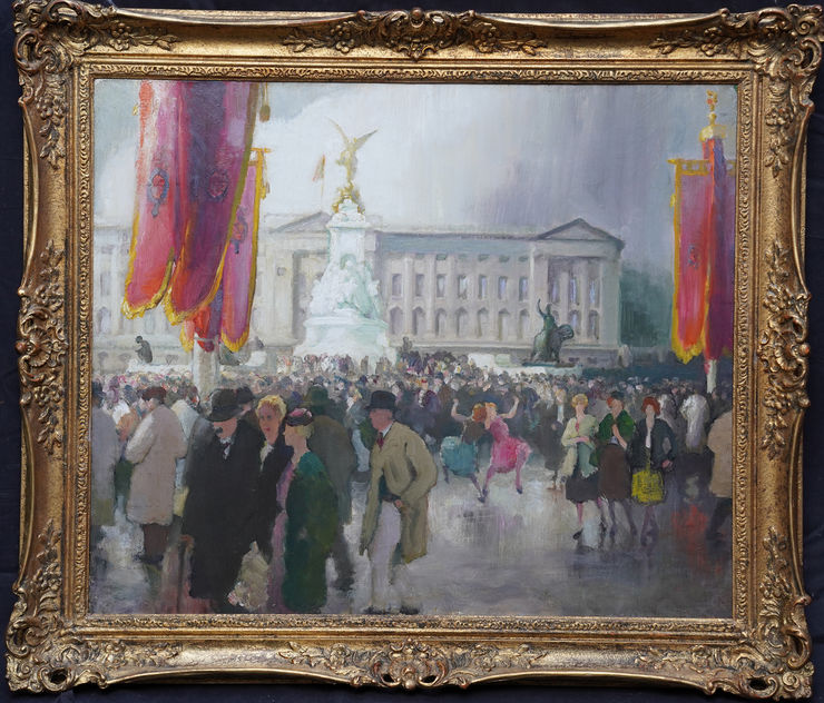 British art Buckingham Palace by Gerald Spencer Pryse at Richard Taylor Fine Art