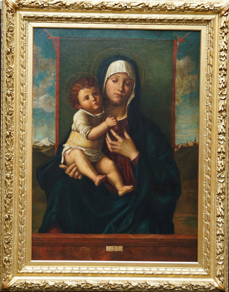 Madonna and Child religious art by Giovanni Bellini at Richard Taylor Fine Art