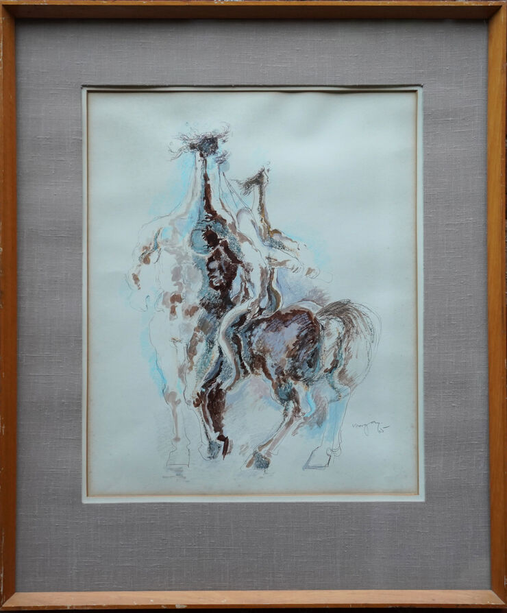 Greek Mythological watercolour by Glyn Morgan at Richard Taylor Fine Art