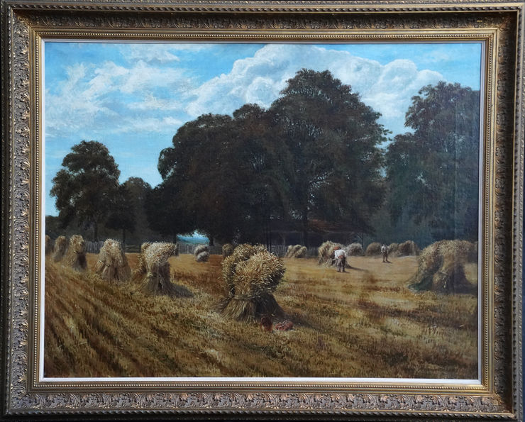 British Harvest Landscape by Keeley Halswelle at Richard Taylor Fine Art