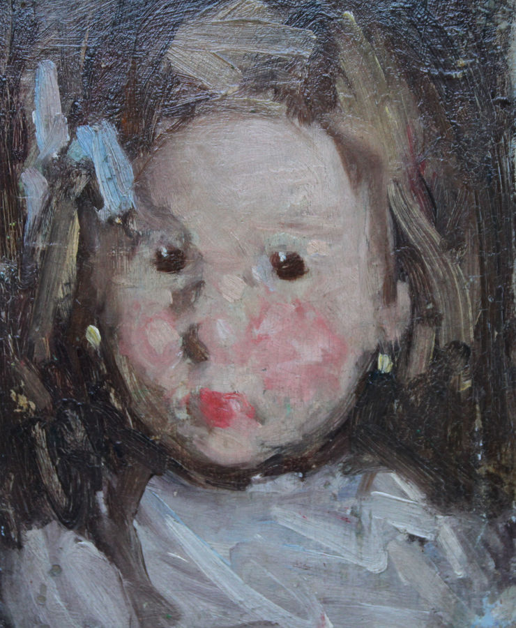 Norwegian Impressionist Portrait by Hans Dahl Richard Taylor Fine Art