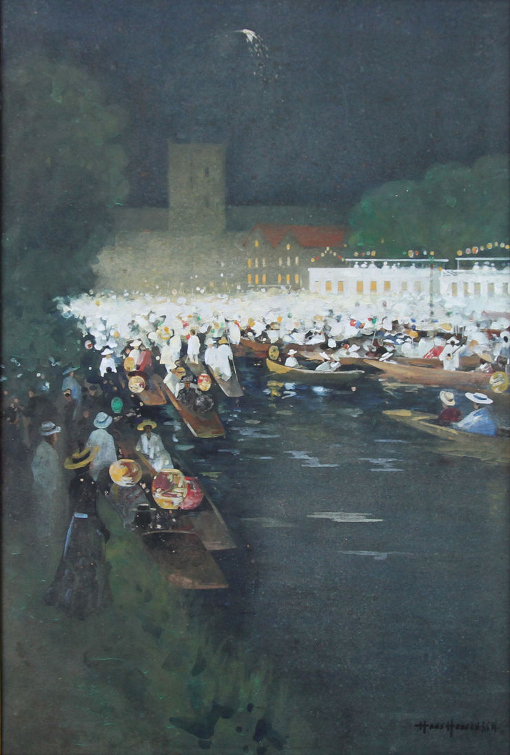 Henley Regatta by Hans Jacob Hansen Richard Taylor Fine Art