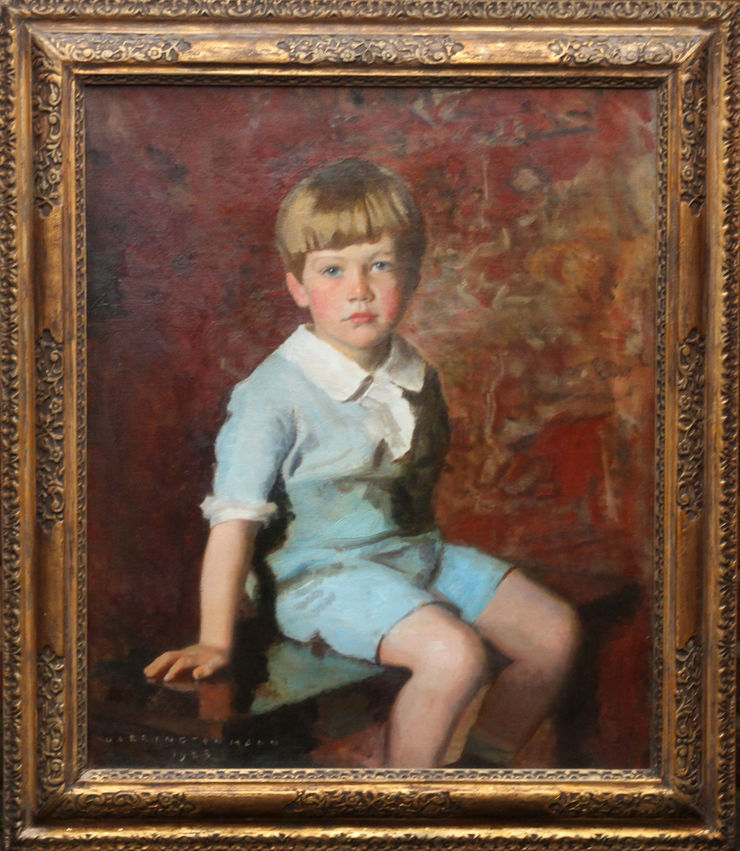 Glasgow Boy Portrait by Harrington Mann at Richard Taylor Fine Art