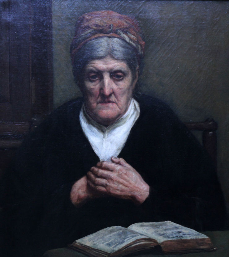 Victorian portrait of Wisdom by Henry Gibbs Richard Taylor Fine Art