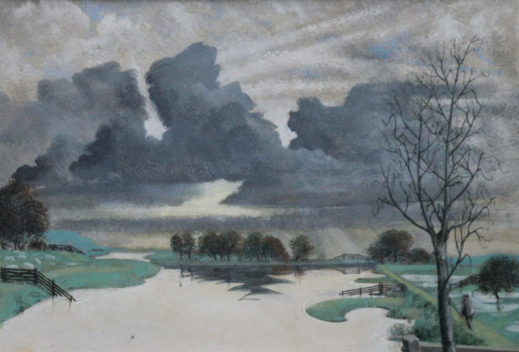 Kent 1960's Landscape by Laurence Henry Irving Richard Taylor Fine Art