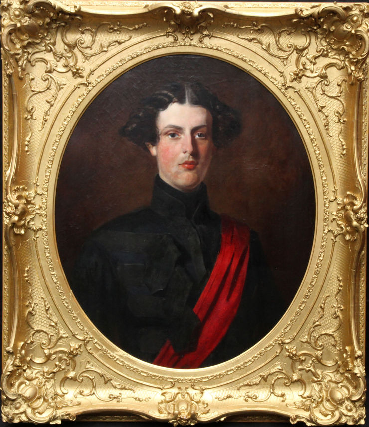 Victorian Military Portrait Hon. Brownlow by Henry Weigall  at Richard Taylor Fine Art