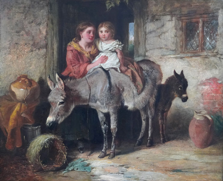 British  Victorian Genre by Isaac Henzell at Richard Taylor Fine Art