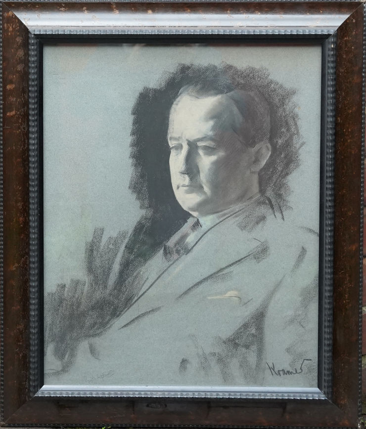 Jewish Portrait of George Hopkinson by Jacob Kramer at Richard Taylor Fine Art