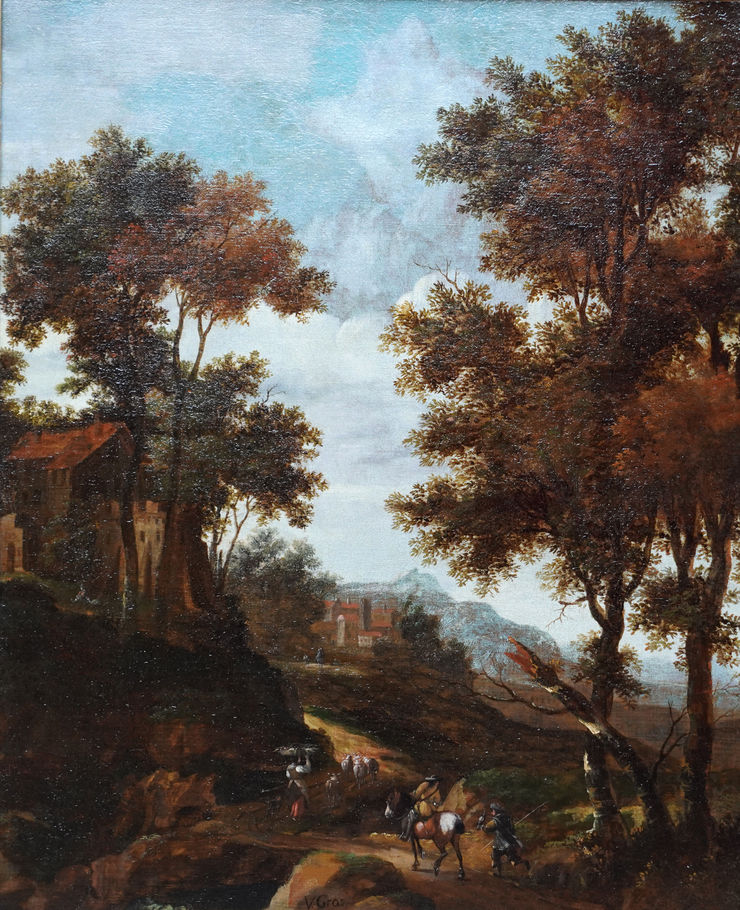 Dutch Old Master Landscape by Jacob van der Croos Richard Taylor Fine Art