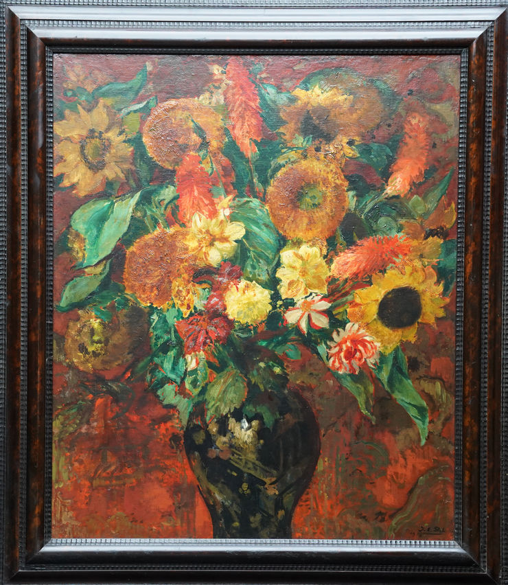 French Post Impressionist Floral by Jacques Emile Blanche at Richard Taylor Fine Art