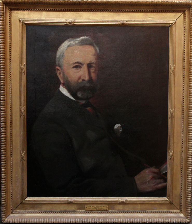 Portrait of Major Willis by James E Barclay at Richard Taylor Fine Art