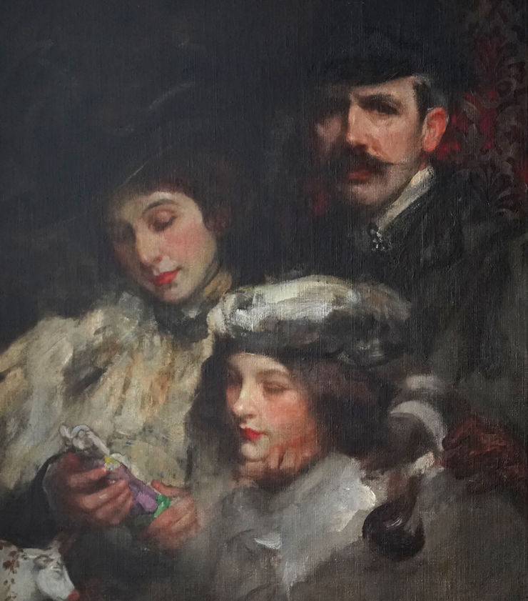 Edwardian  Family Portrait by James Jebusa Shannon Richard Taylor Fine Art