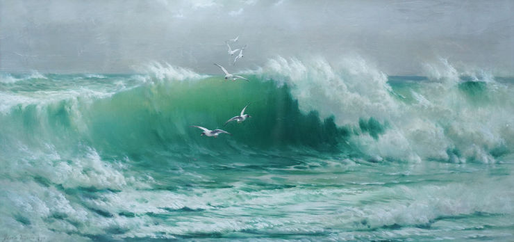 James Moore - Victorian Seascape - Richard Taylor Fine Art