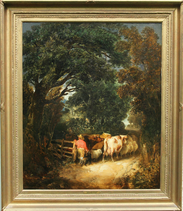 Exhibited British Landscape by James Bateman at Richard Taylor Fine Art