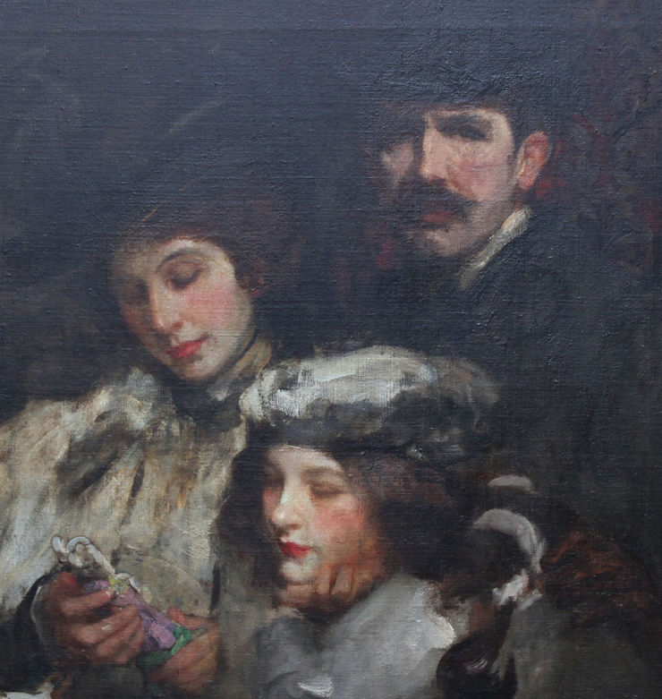 Shannon Family Portrait by James Jebusa Shannon Richard Taylor Fine Art