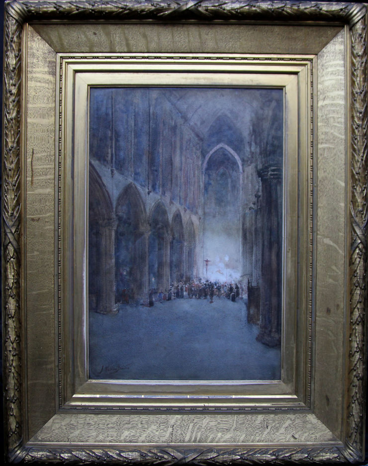 Glasgow Cathedral by Glasgow Boy James Whitelaw Hamilton at Richard Taylor Fine Art