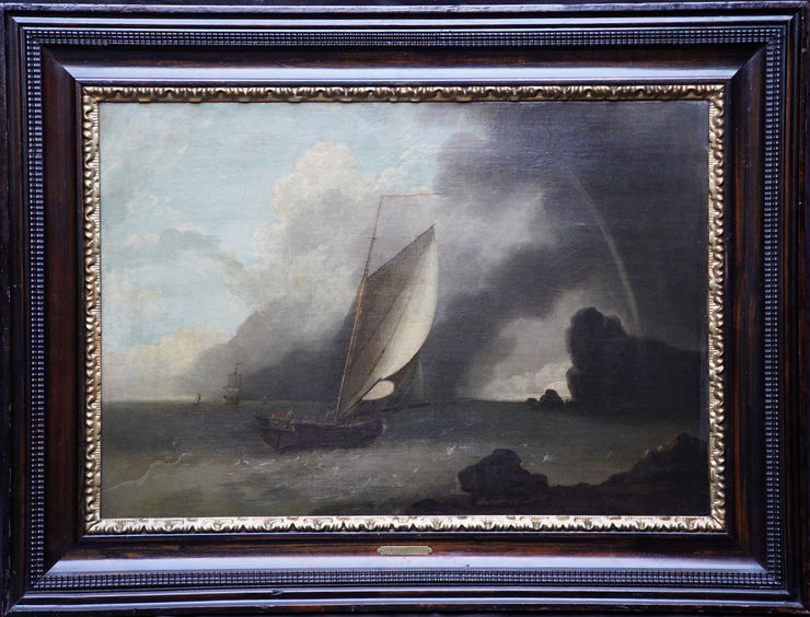 Old Master Marine oil painting by Jan Porcellis at Richard Taylor Fine Art