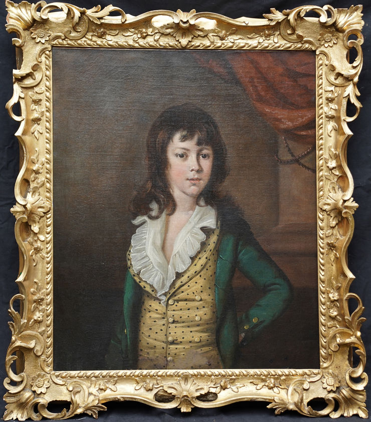 British Portrait of a Boy by John Berridge at Richard Taylor Fine Art