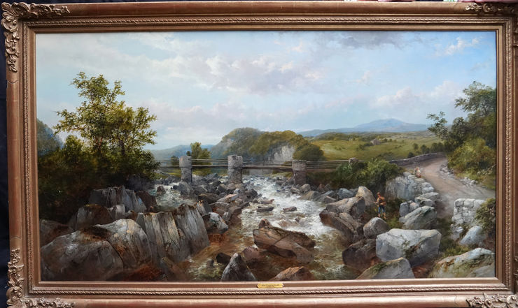 British River Landscape by John Brandon Smith at Richard Taylor Fine Art