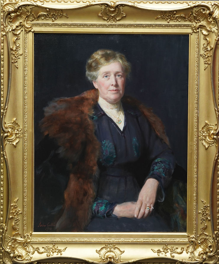 British Female Portrait by John Collier at Richard Taylor Fine Art