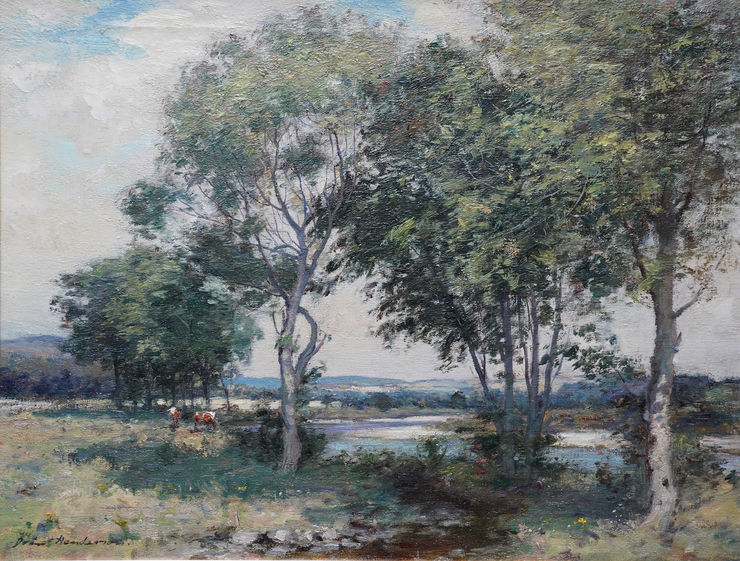 Scottish Edwardian Landscape by John Henderson at Richard Taylor Fine Art