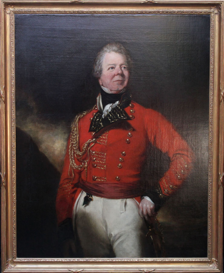 Portrait of  General Charles Stevenson by John Jackson at Richard Taylor Fine Art