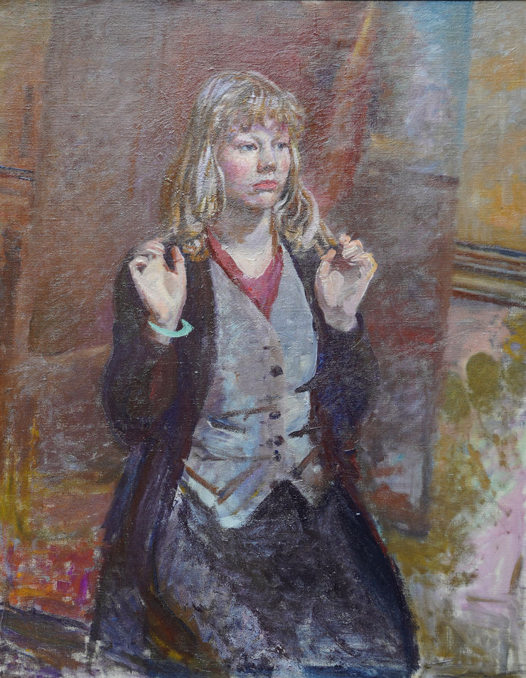 Scottish 1930's Portrait  by John Miles Bourne Benson Richard Taylor Fine Art