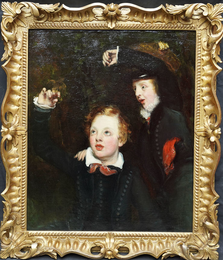 Old Master Portrait of Two Boys by John Opie at Richard Taylor Fine Art