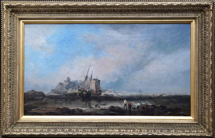 British Northumberland Marine by John Wilson Carmichael at Richard Taylor Fine Art