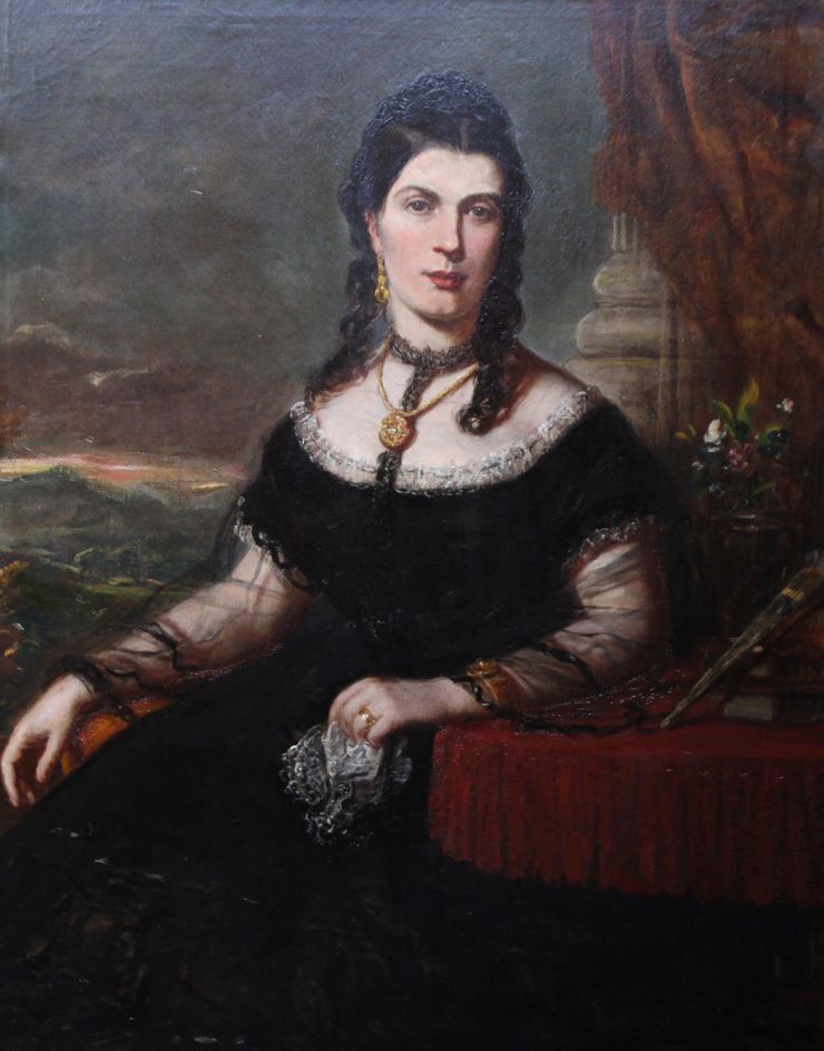Portrait of an Edinburgh Society Lady by John Horsburgh Richard Taylor Fine Art