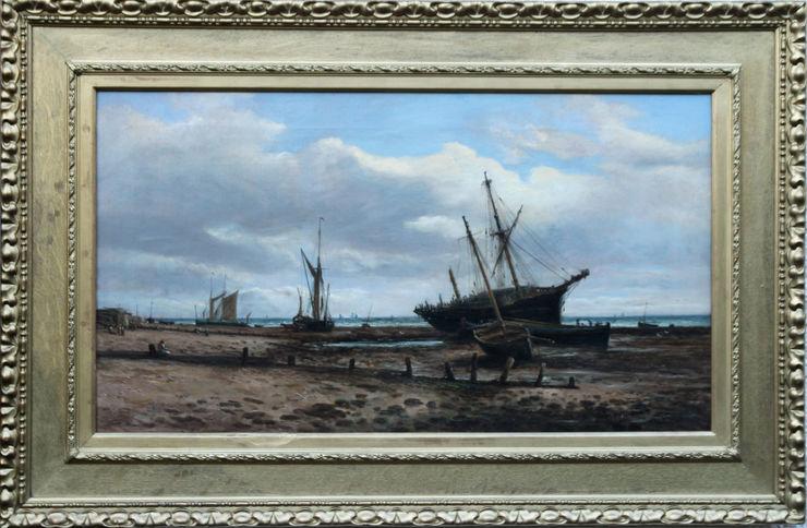 Ipswich Coastal Marine Seascape by John Moore Ipswich at Richard Taylor Fine Art