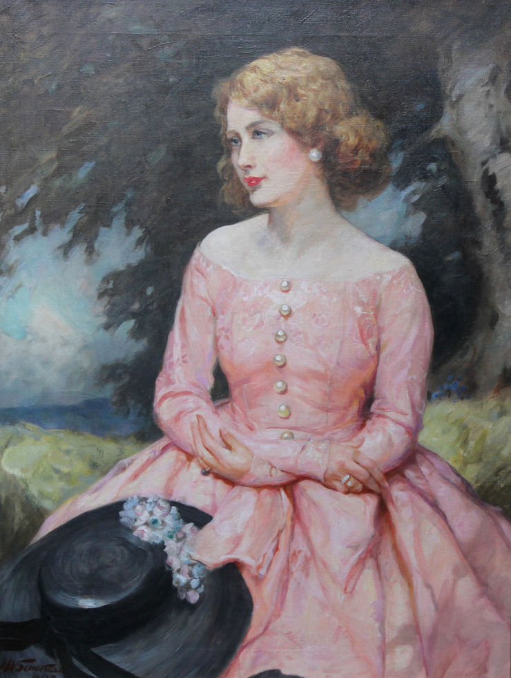 Portrait of Jonne by John Schofield Richard Taylor Fine Art
