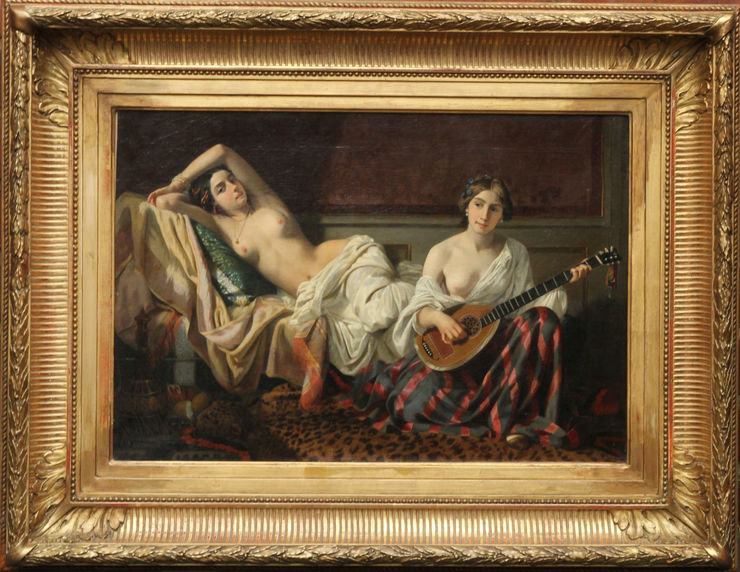 Joseph Caraud French Orientalist Harem  - Richard Taylor Fine Art (2)