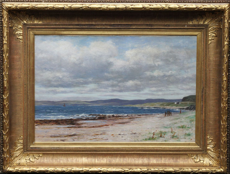 Scottish Victorian Seascape by Joseph Henderson at Richard Taylor Fine Art